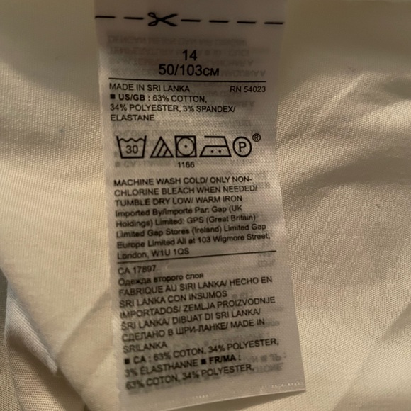 NWT Banana Republic Off Shoulder Button Down Size 14 - Picture 3 of 12